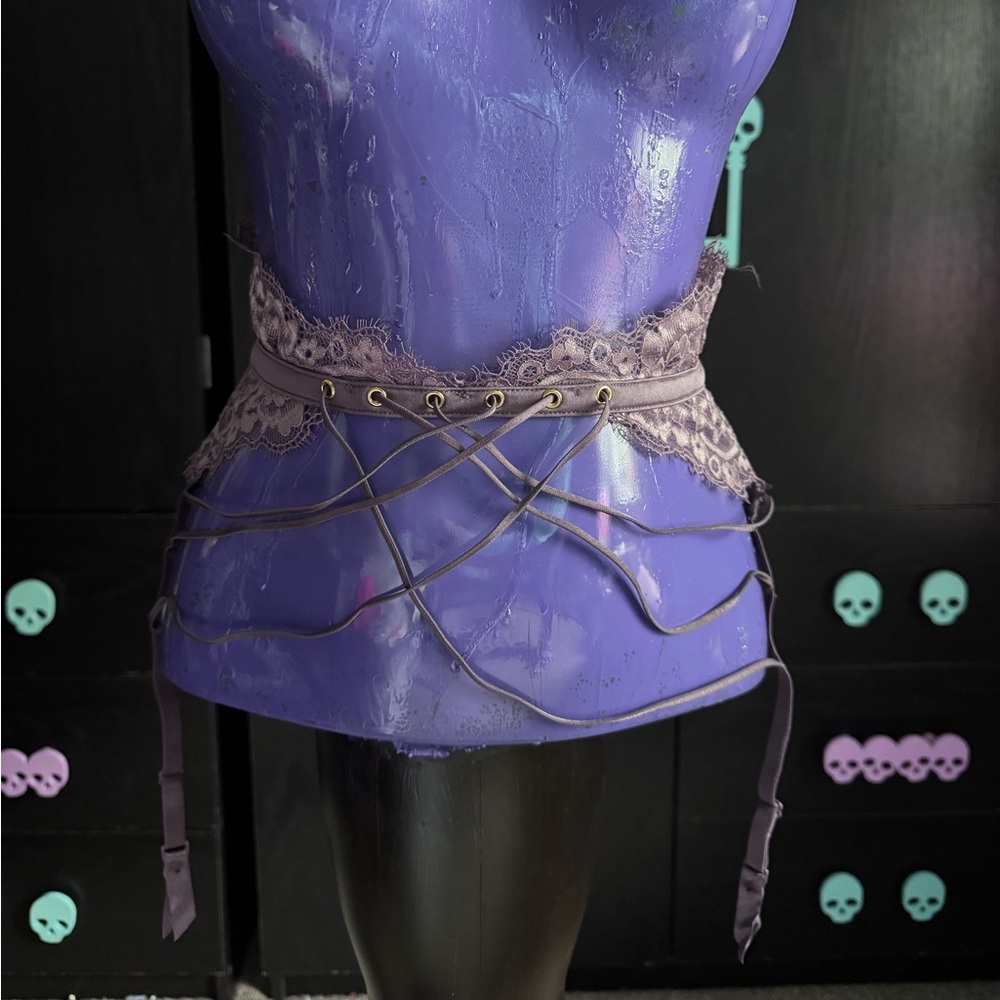 La SENZA Lavender Garter Belt